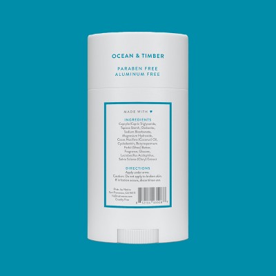Native Solid Deodorant for Men & Women Ocean & Timber 2.65oz - New