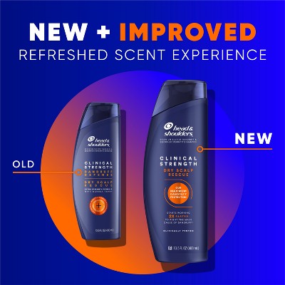 Head & Shoulders Clinical Strength Dry Scalp Rescue Herb Floral Shampoo 13.5 fl oz - New