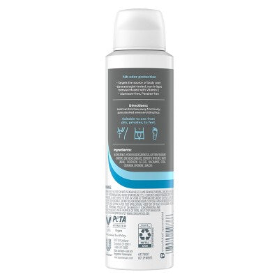 Dove Men+Care Whole Body Deodorant Spray Marine + Blue Cypress Aluminum-Free 4oz - Imperfect Container