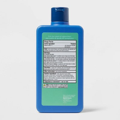 Medicated Menthol Dandruff Shampoo with Selenium Sulfide 12oz up&up - New