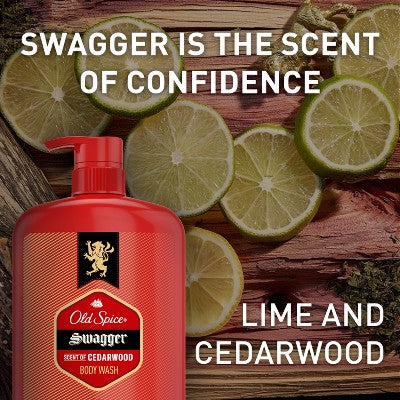Old Spice Red Zone Swagger Body Wash 33.4 fl oz - New