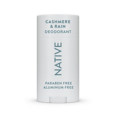Native Solid Deodorant for Men Cashmere & Rain Aluminum-Free 2.65oz - New