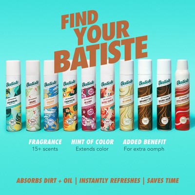 Batiste Dark Brown Dry Shampoo 5.71oz - Imperfect Container