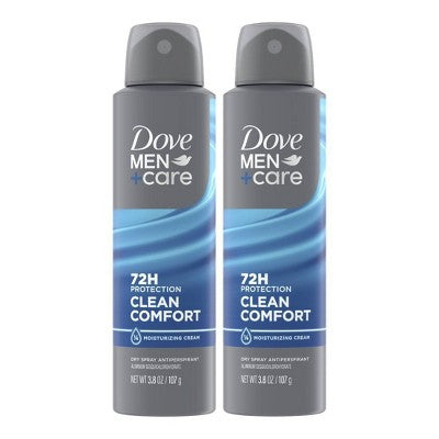 Dove Men+Care 72-Hour Dry Spray  3.8oz/2ct - New