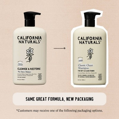 California Naturals Classic Coconut Shampoo 16.5 fl oz - New