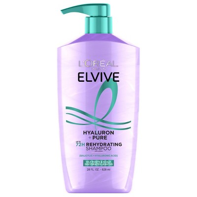 L&#39;Oreal Paris Elvive Hyaluron Pure Purifying Shampoo for Oily Hair 28 fl oz - New