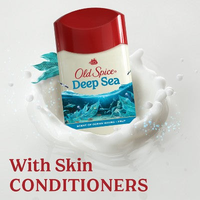 Old Spice Deep Sea Solid Antiperspirant &#38; Deodorant for Men Sea Mineral Scent 2.6oz/2pk - New