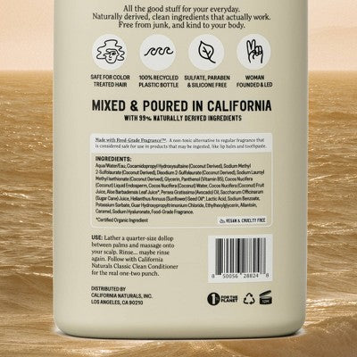 California Naturals Classic Coconut Shampoo 16.5 fl oz - New