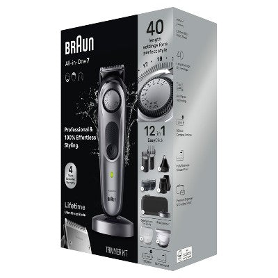 Braun Series 7 AiO7440 Rechargeable 12-in-1 Body, Beard &#38; Hair Trimmer