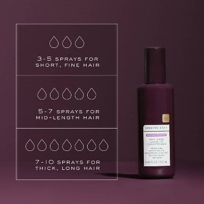 Kristin Ess+ Color Safe Leave-In Conditioner & Heat Protectant 8.45 fl oz - Imperfect Container