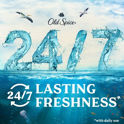 Old Spice Deep Sea Solid Antiperspirant &#38; Deodorant for Men Sea Mineral Scent 2.6oz/2pk - New