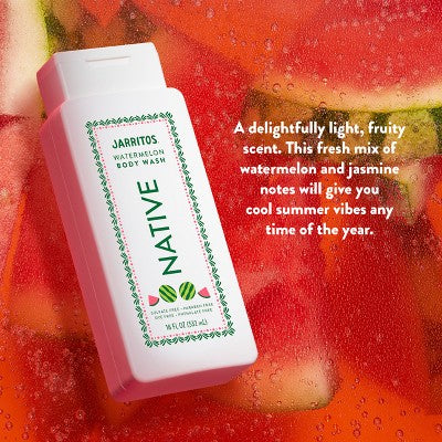 Native Body Wash for Women & Men Limited Edition Jarritos Watermelon 18 fl oz - New