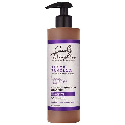 Carol's Daughter Black Vanilla Moisture & Shine Sulfate Free Shampoo for Dry Hair 12 fl oz - Imperfect Container