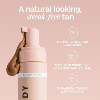 Bali Body Dark Self Tanning Mousse 6.7 fl oz - Imperfect Container