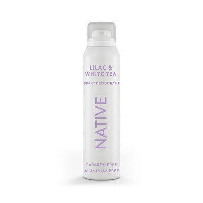 Native Spray Deodorant Lilac & White Tea Aluminum-Free 3.5oz - Imperfect Container