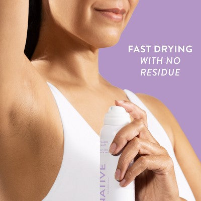 Native Spray Deodorant Lilac & White Tea Aluminum-Free 3.5oz - Imperfect Container