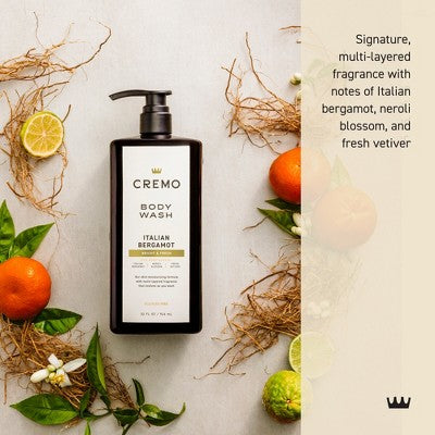 Cremo Italian Bergamot Body Wash 32 fl oz - New