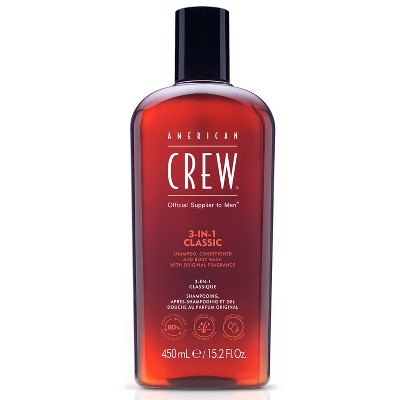 American Crew 3-in-1 Shampoo, Conditioner and Body Wash 15.2 fl oz - Imperfect Container