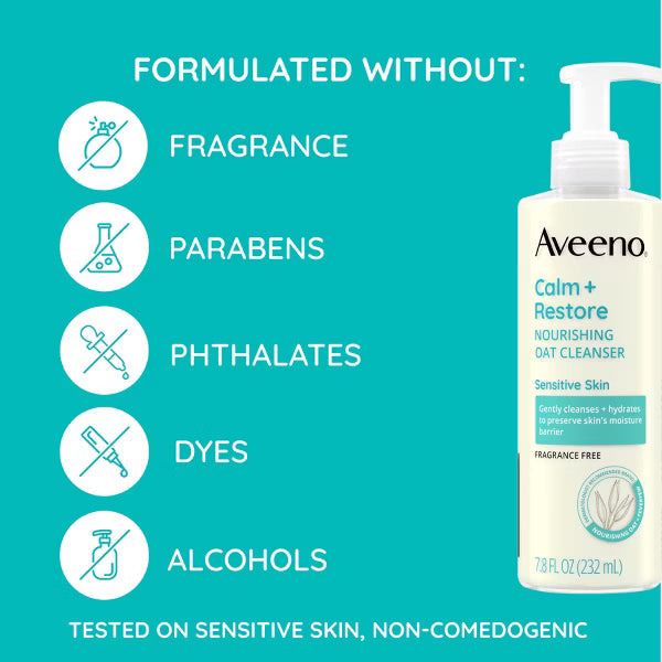 AVEENO Calm + Restore Face Cleanser