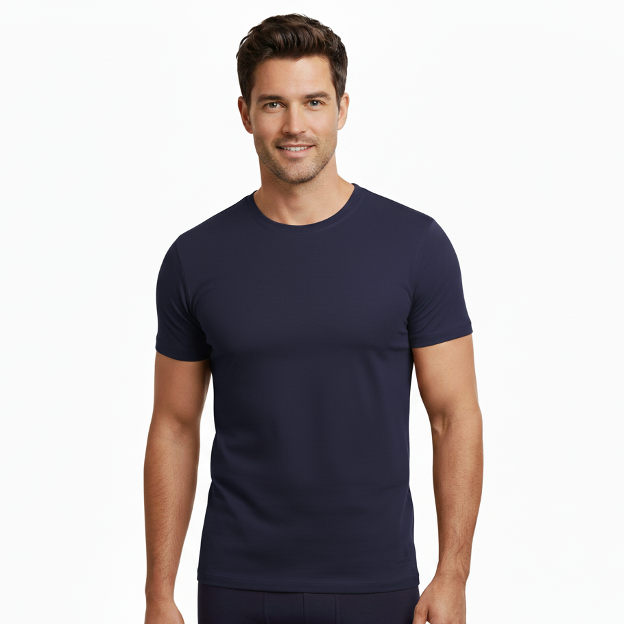 Men's Bamboo Crew Neck Undershirts (3-Pack)