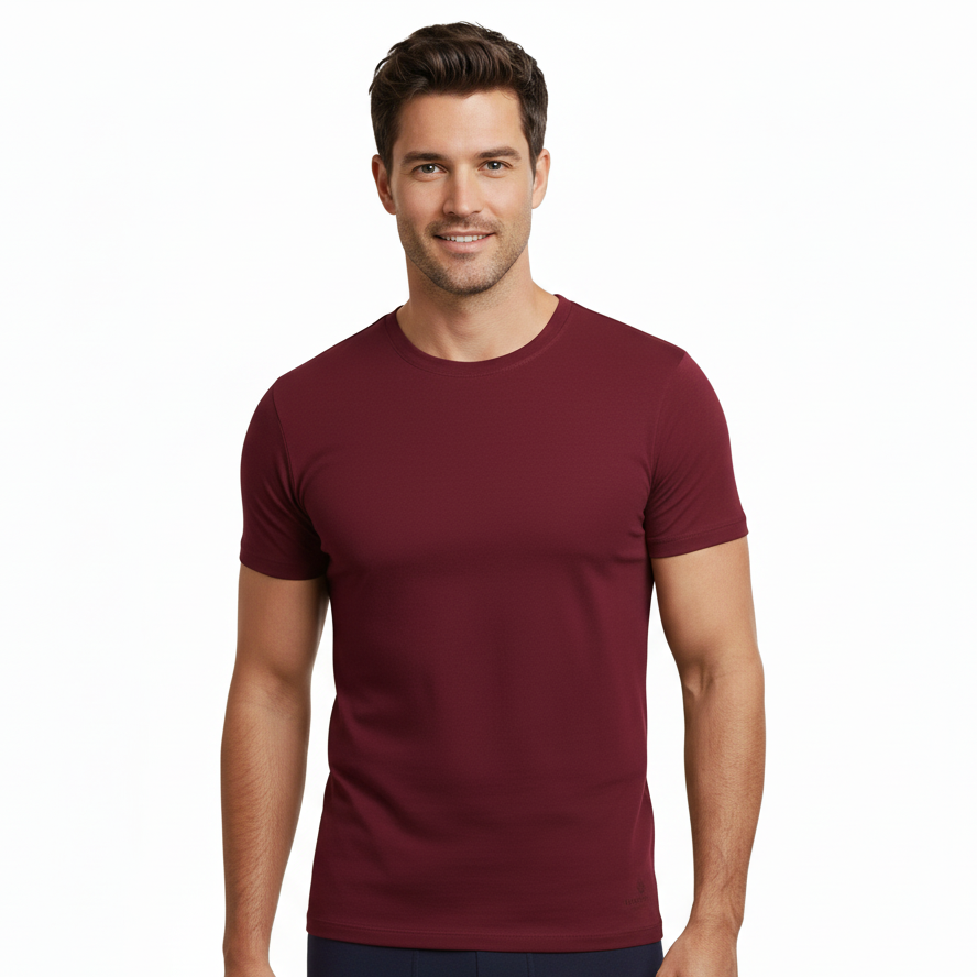 Men's Bamboo Crew Neck Undershirts (3-Pack)