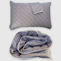 Bamboo Duvet Cover with Shams, 3pc - Platinum Geo
