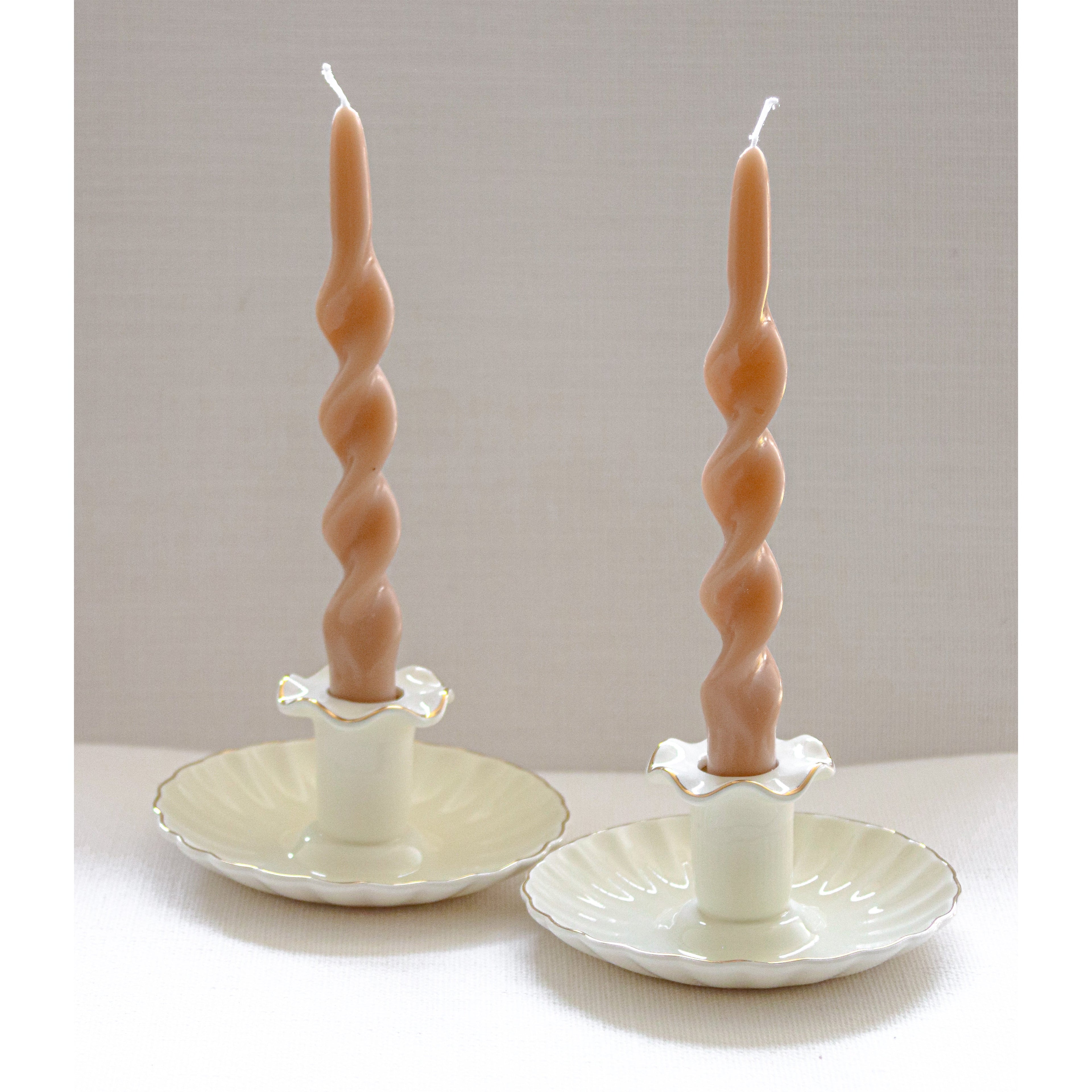 Gilded Cream Candle Holder - Case of 10
