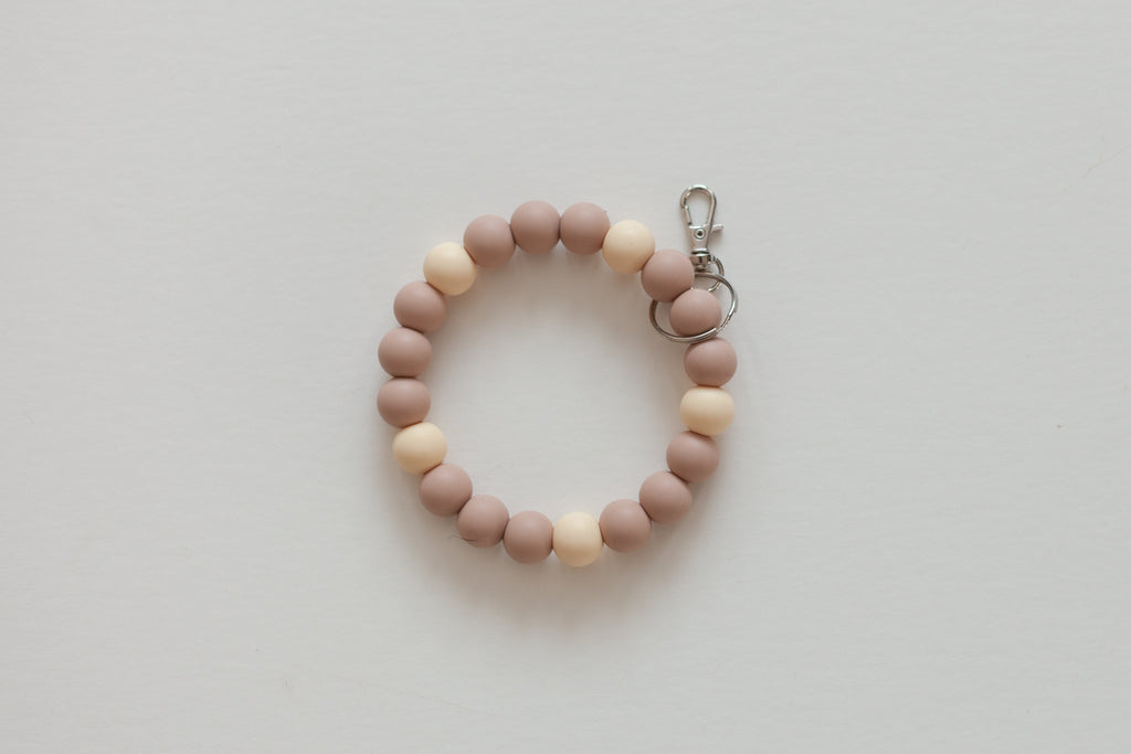 Tan Succulent Wristlet