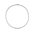 MOISSANITE ASCENDING TENNIS NECKLACE