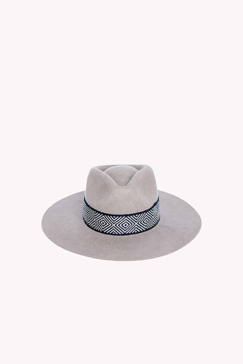 Light Grey Western Hat