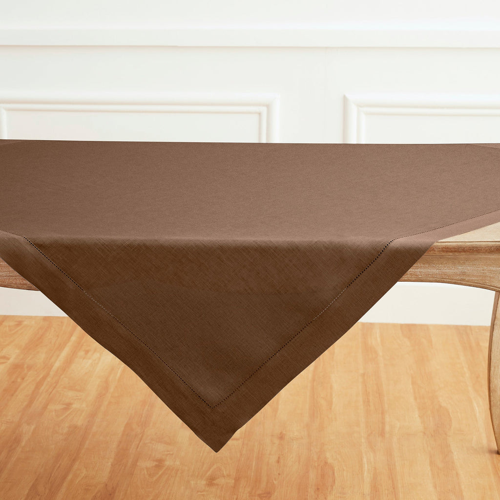 Classic Hemstitch Table Throw
