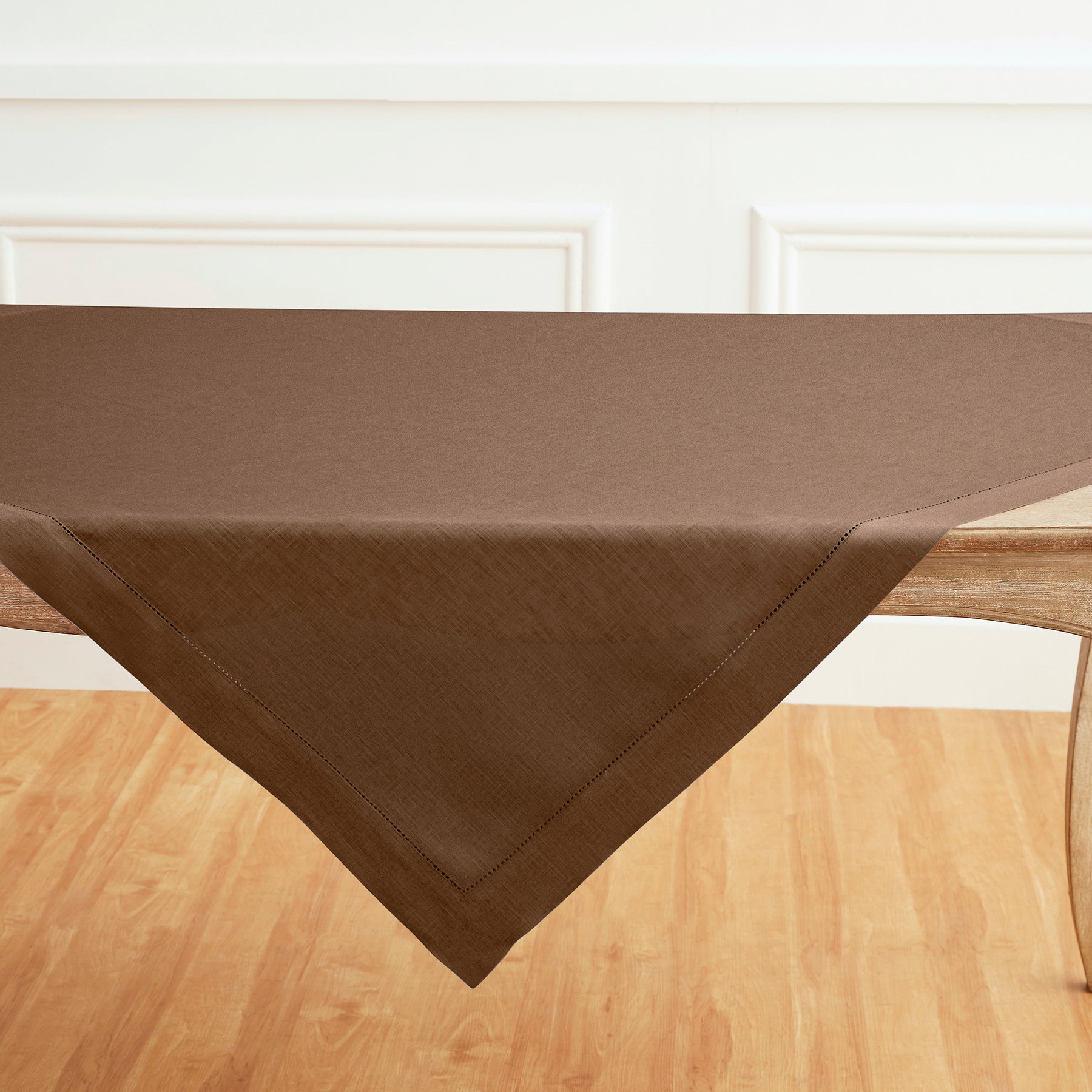 Classic Hemstitch Table Throw