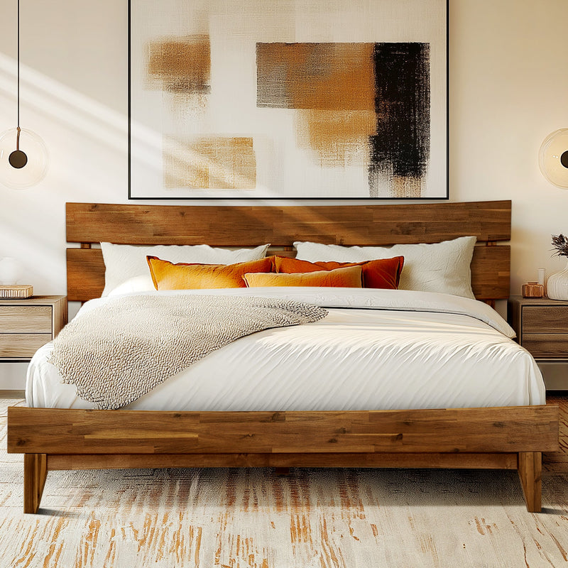Acacia Aurora Solid Wood Bed Frame