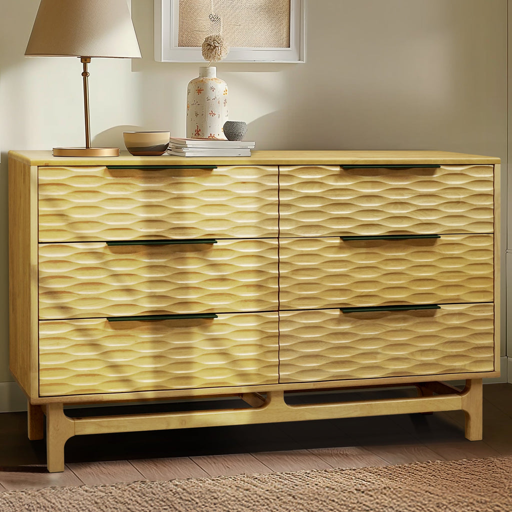 Acacia Elara Dresser with 6 Drawers