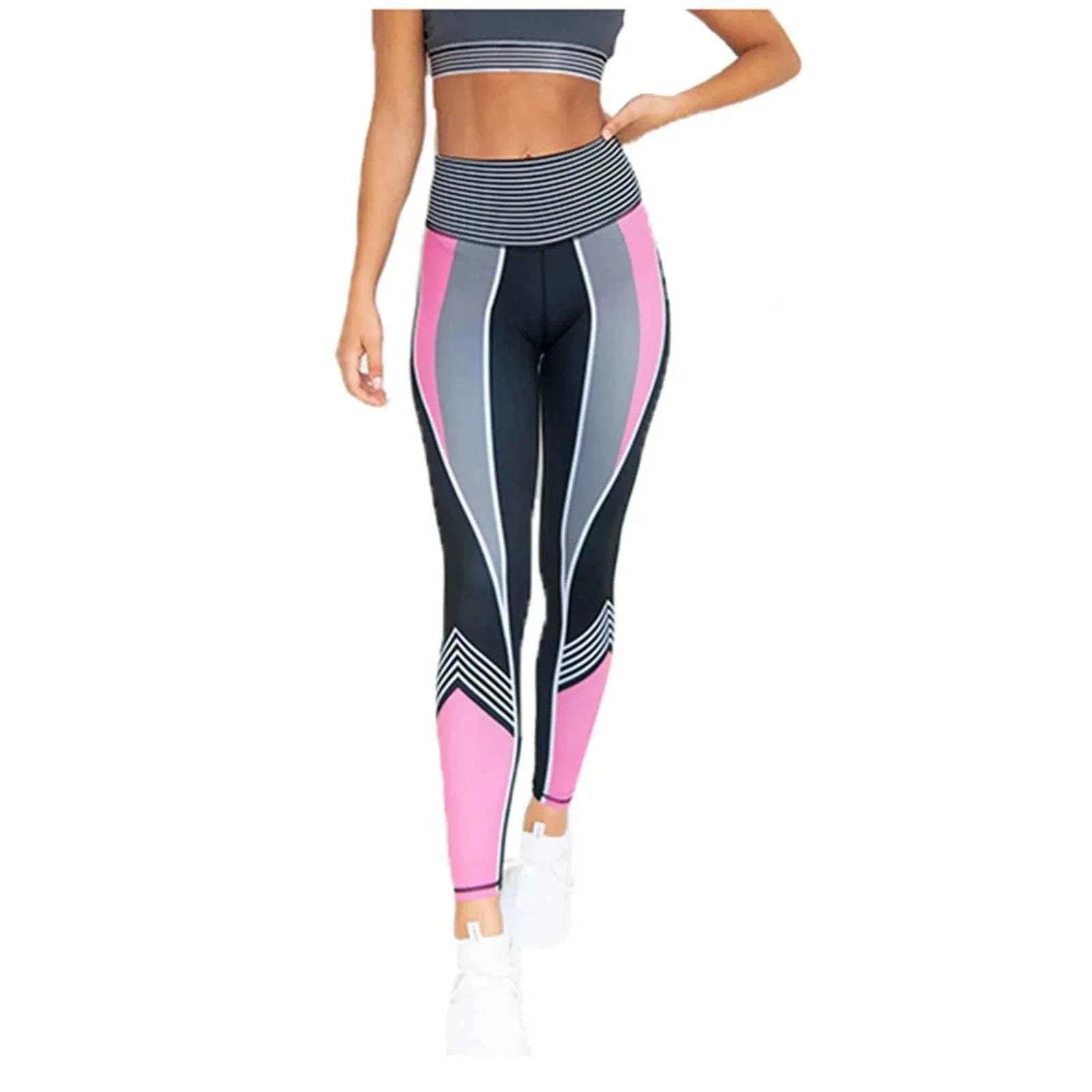 Sexy Women’s Compression Fitness Leggings - High Waist Active Wear for Women