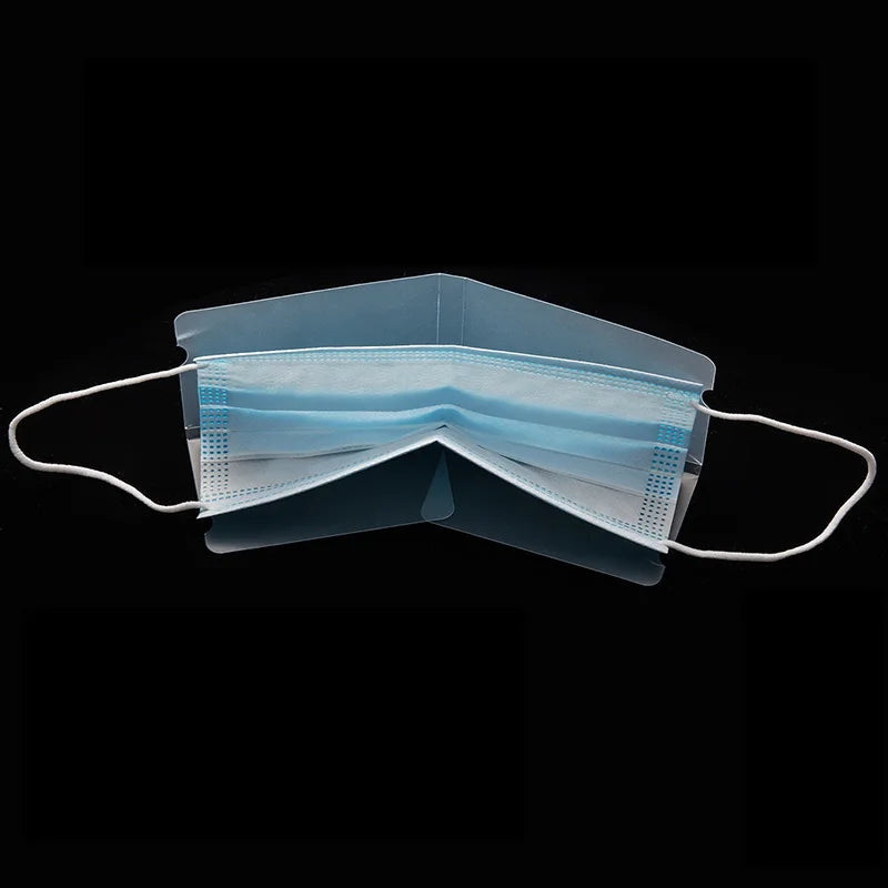 Dustproof Mask Folder Container Foldable Face Masks Folder Clip Safe Pollution Disposable Mask Storage Case Box Organizer