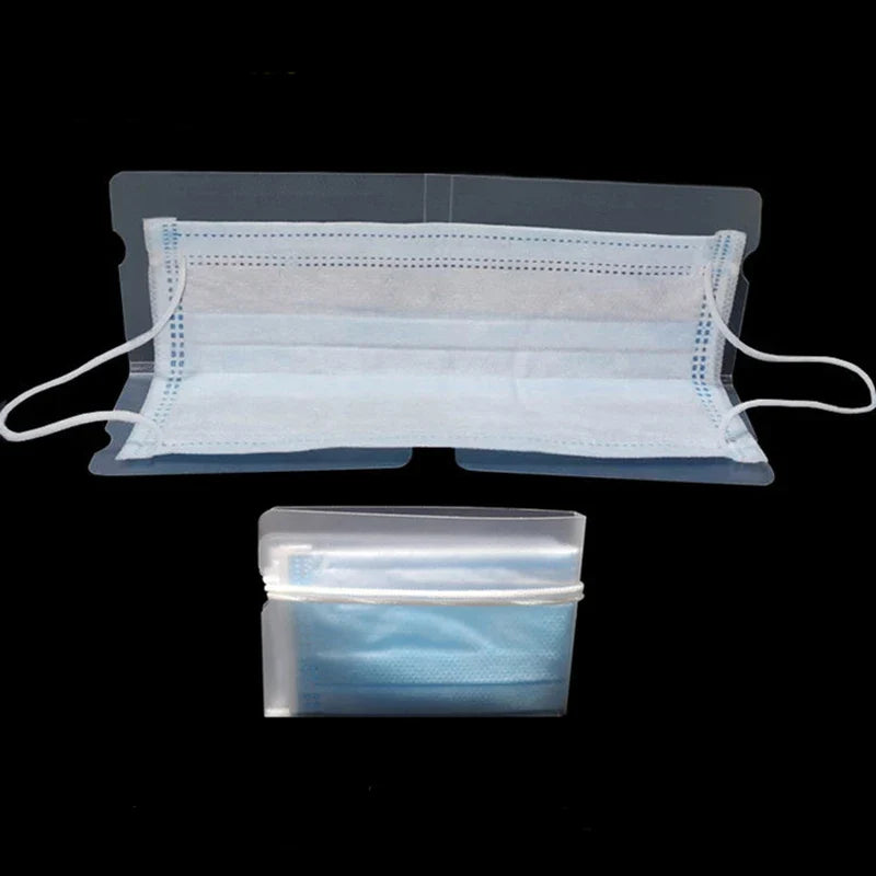 Dustproof Mask Folder Container Foldable Face Masks Folder Clip Safe Pollution Disposable Mask Storage Case Box Organizer