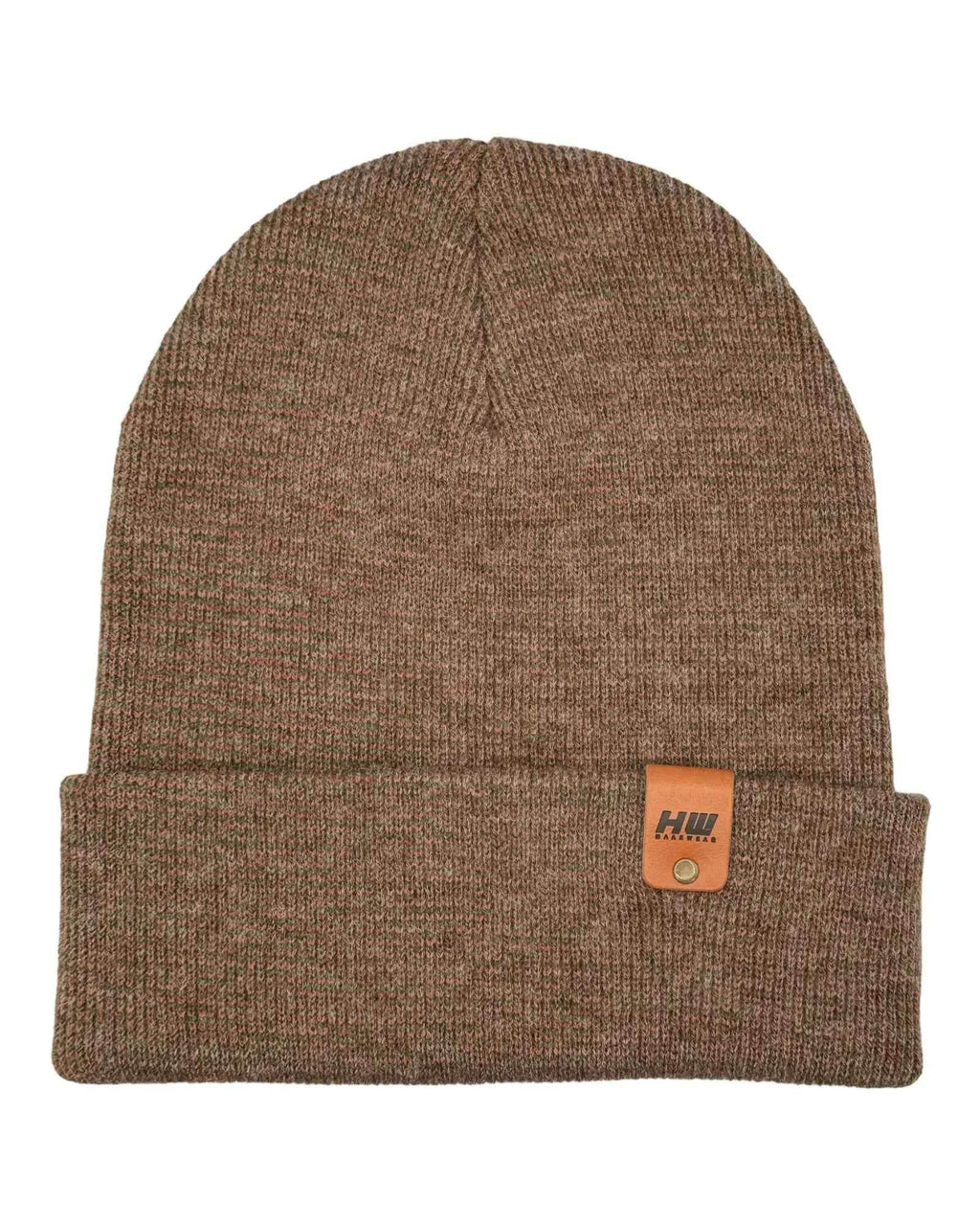 HAAKWEAR Classic Fusion Cuffed Beanie - Burgundy / Green, Made in USA