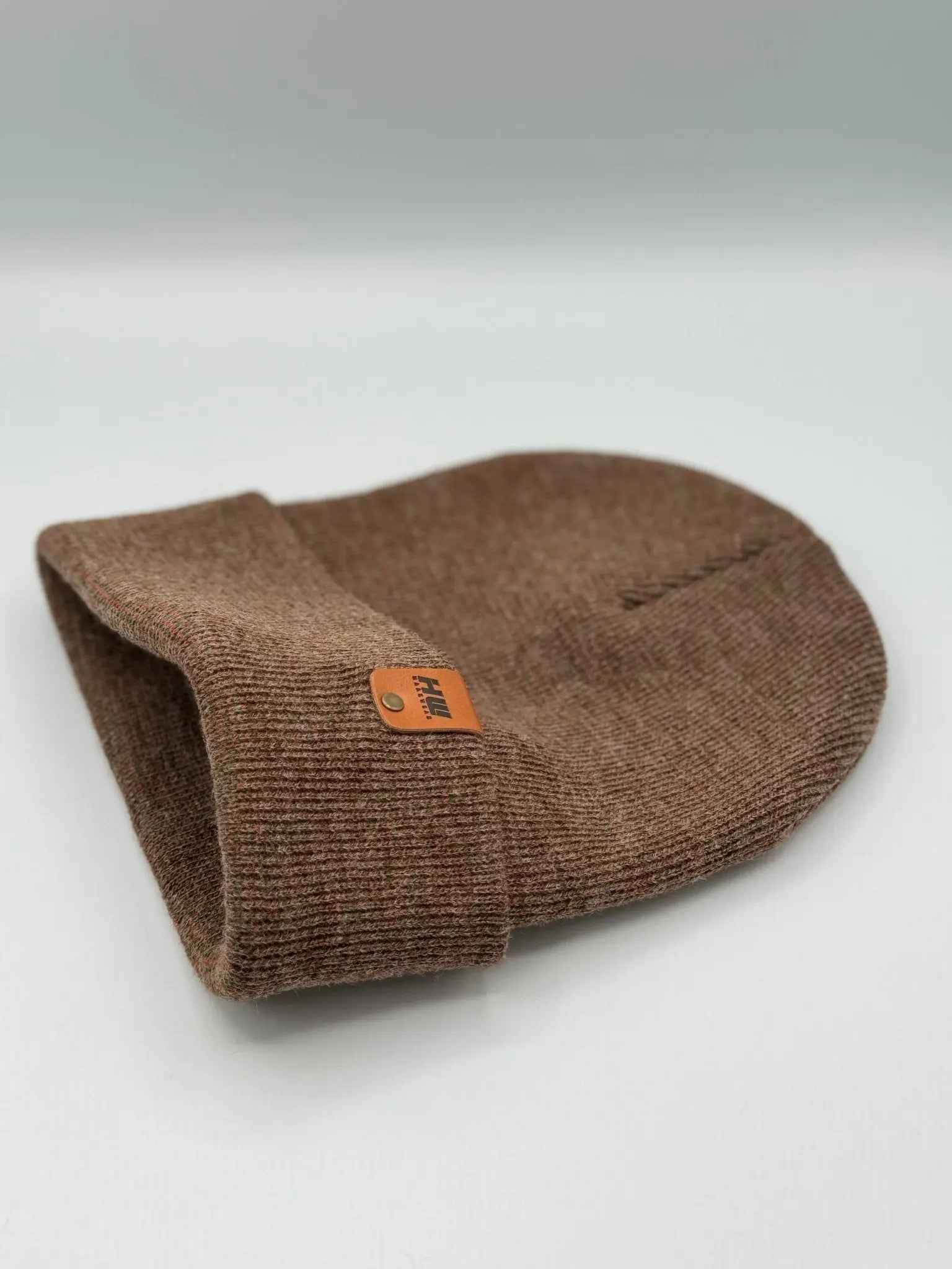 HAAKWEAR Classic Fusion Cuffed Beanie - Burgundy / Green, Made in USA