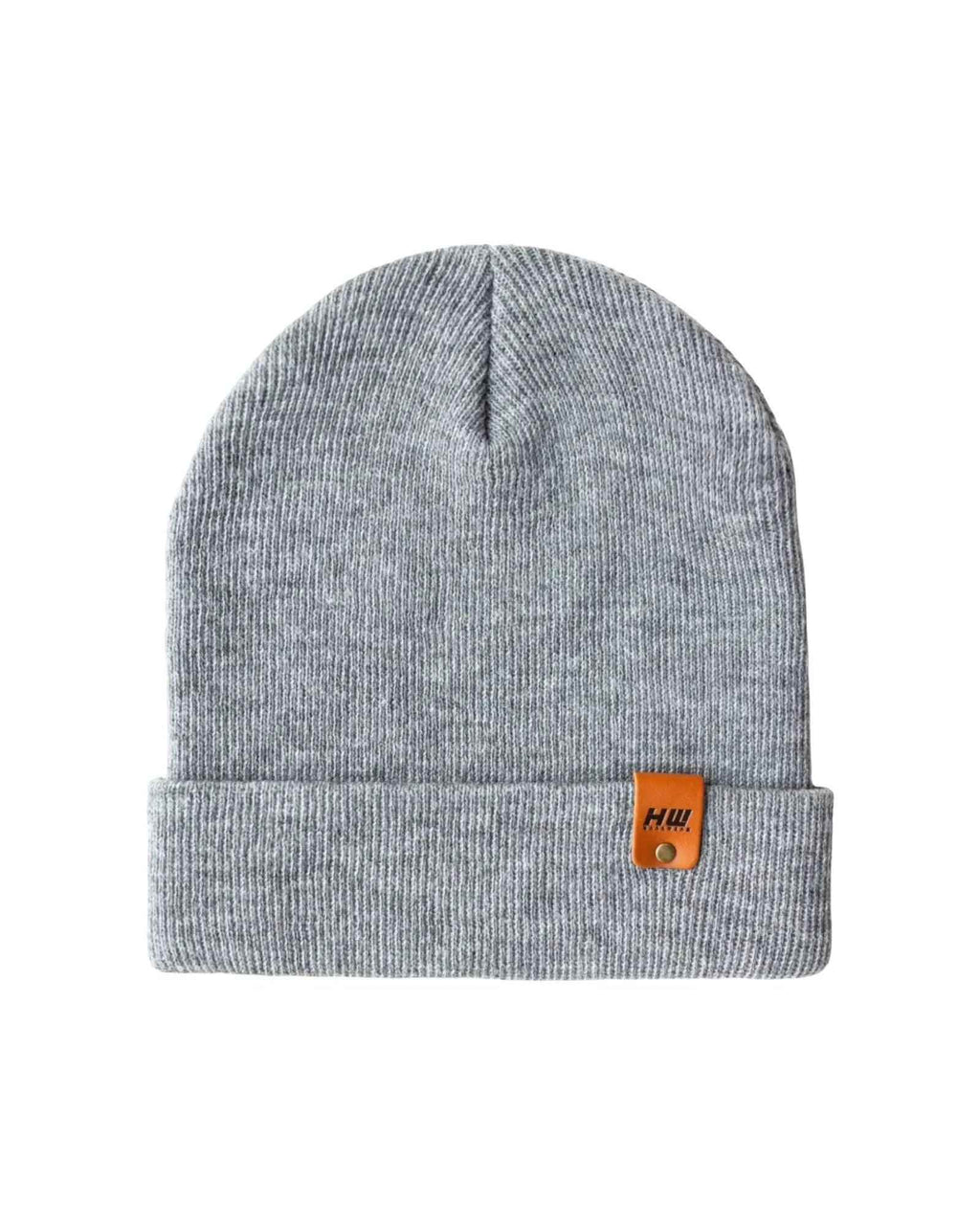 HAAKWEAR Knit Beanie - Classic Cuffed Hat in Koala Gray, Made in USA