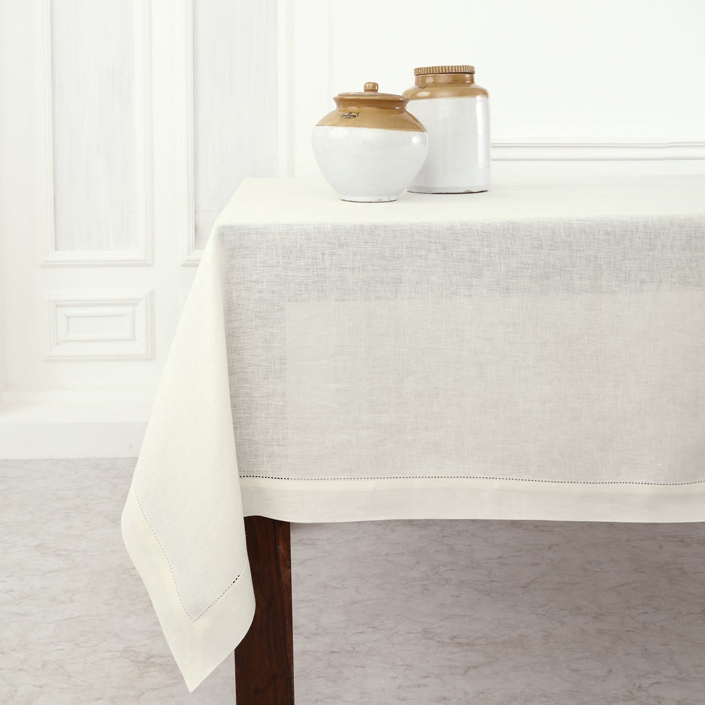 Classic Hemstitch Tablecloth