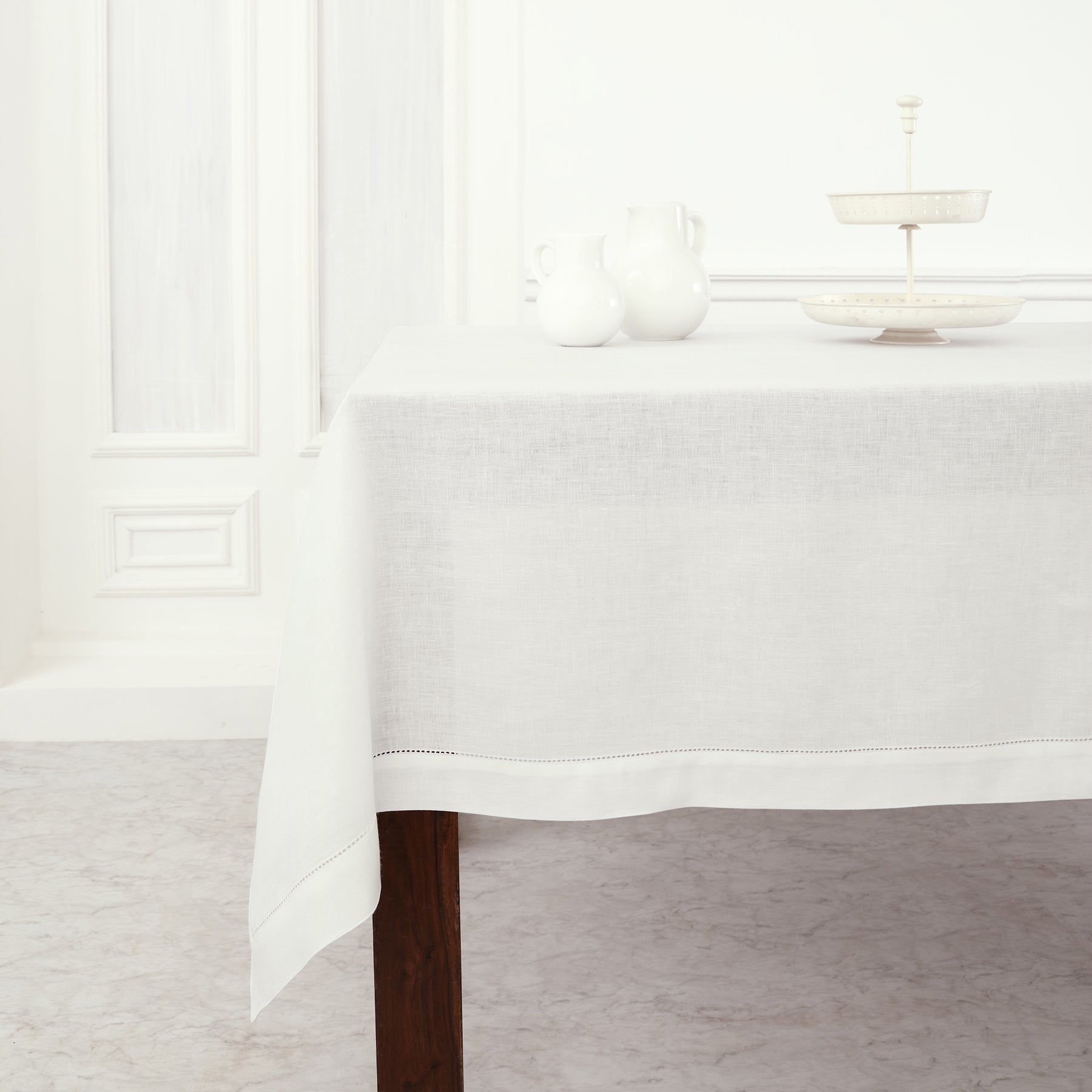 Classic Hemstitch Tablecloth