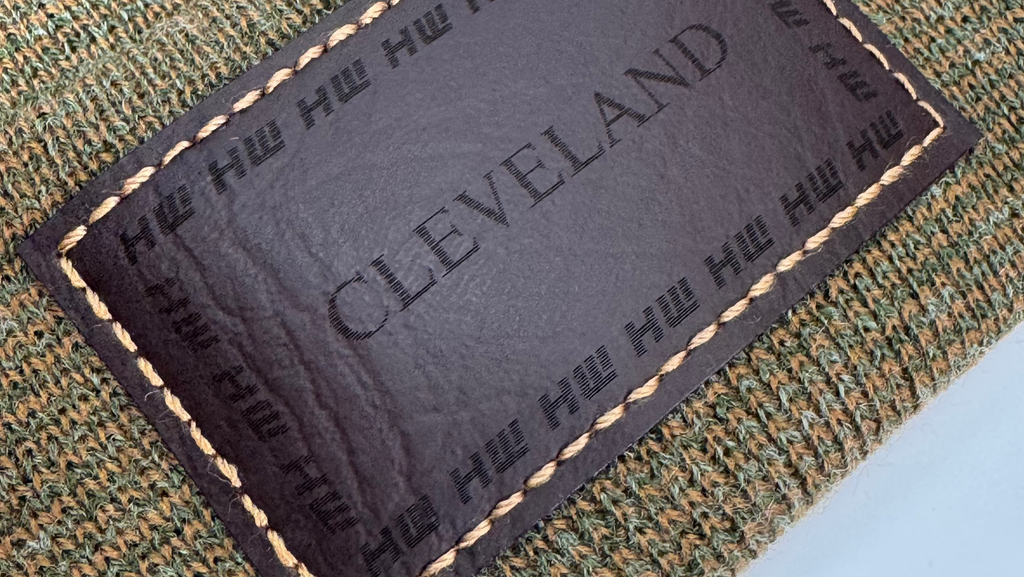 Haakwear Cleveland H Stitch Cuffed Beanie - Made in USA Hats (Limited Edition) - Brown / Green Fusion