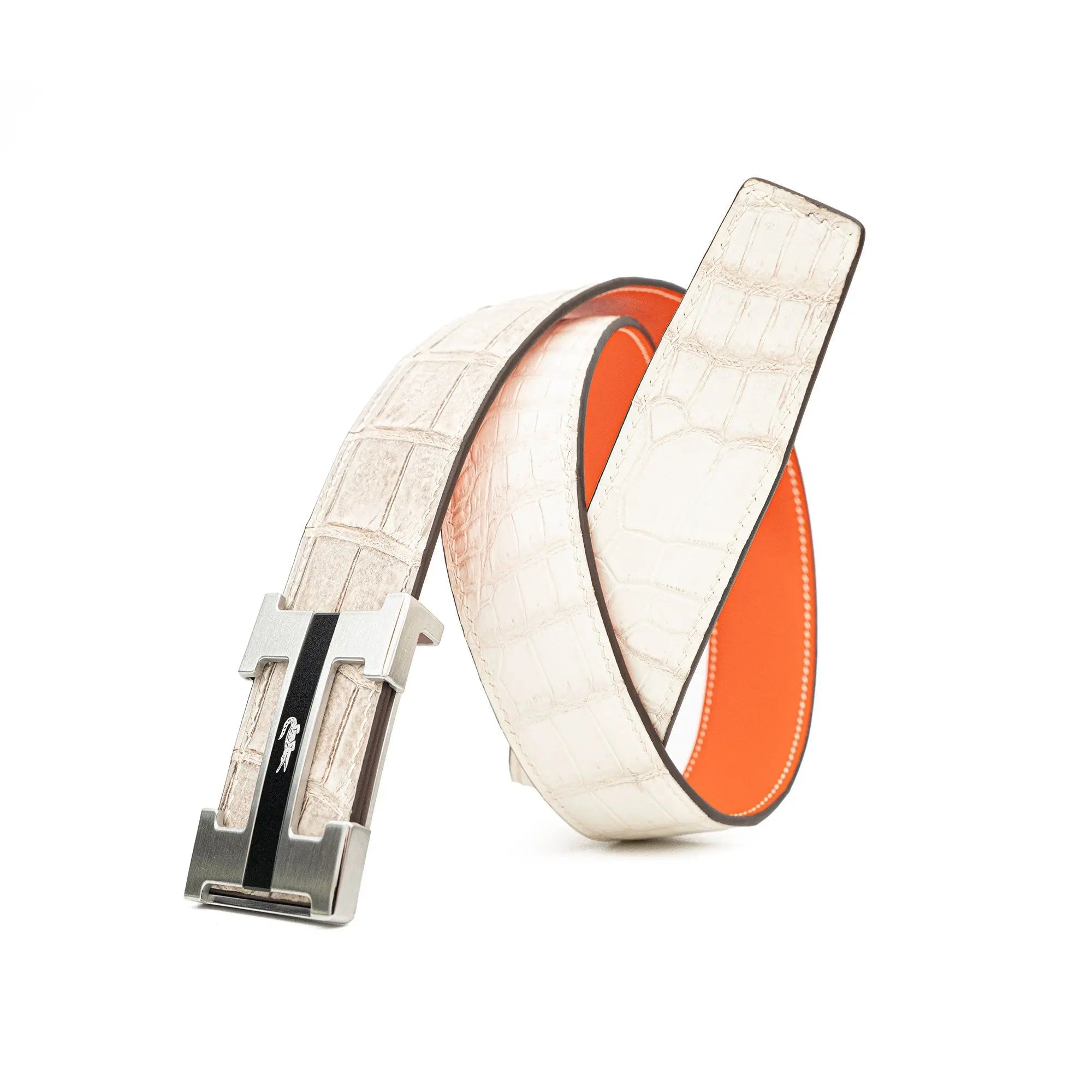 Handcrafted Alligator Leather Belts DVG108