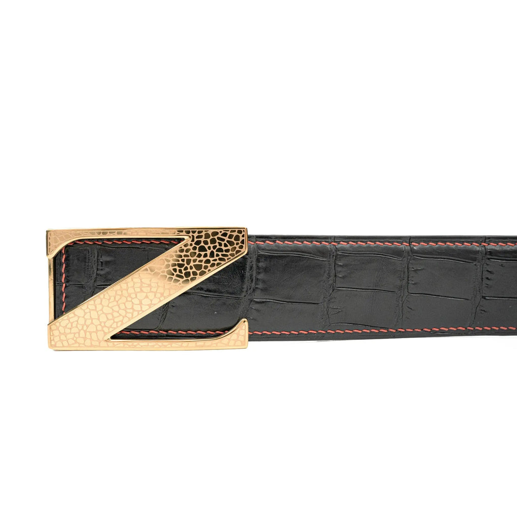 Handcrafted Alligator Leather Belts DVG146