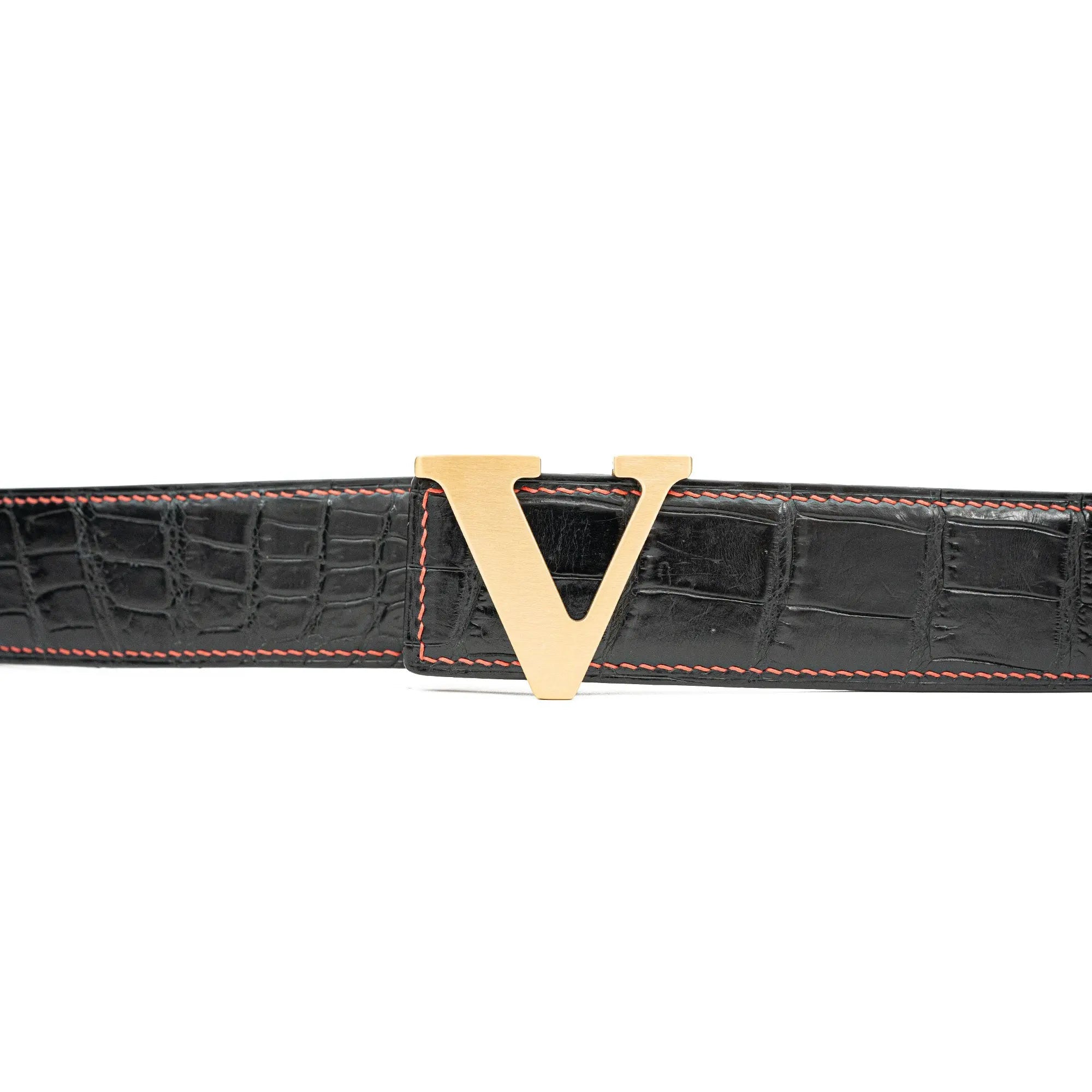Handcrafted Alligator Leather Belts DVG172