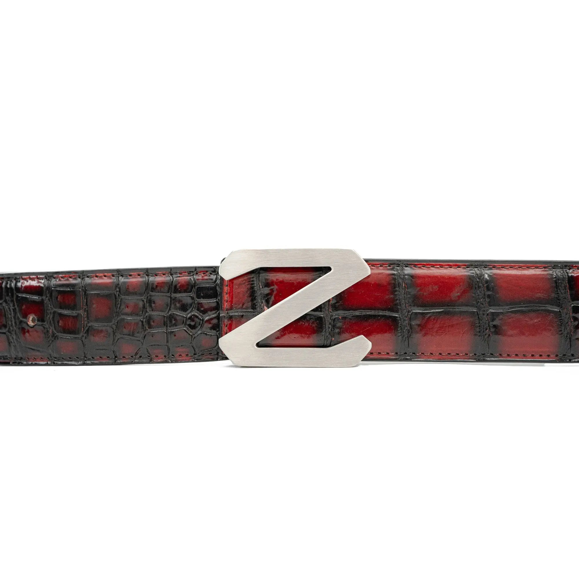 Handcrafted Alligator Leather Belts DVG186