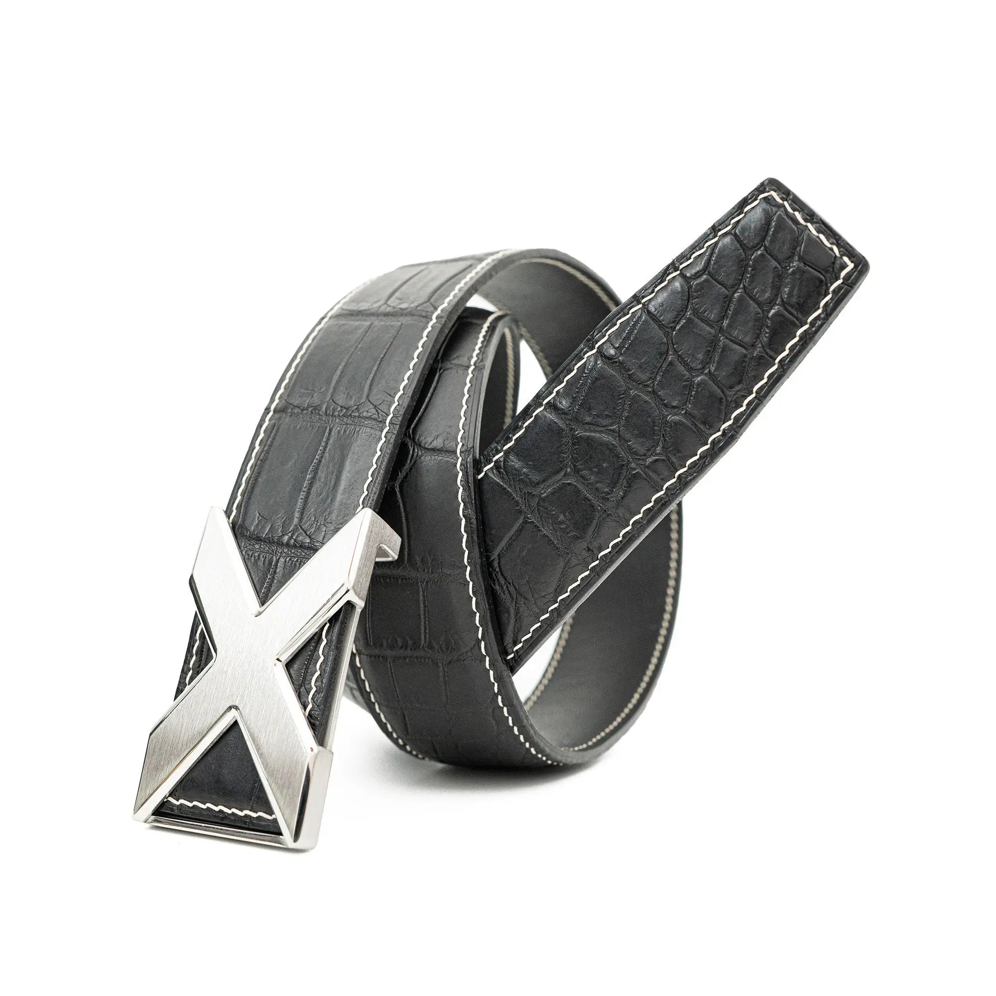 Handcrafted Alligator Leather Belts DVG2121