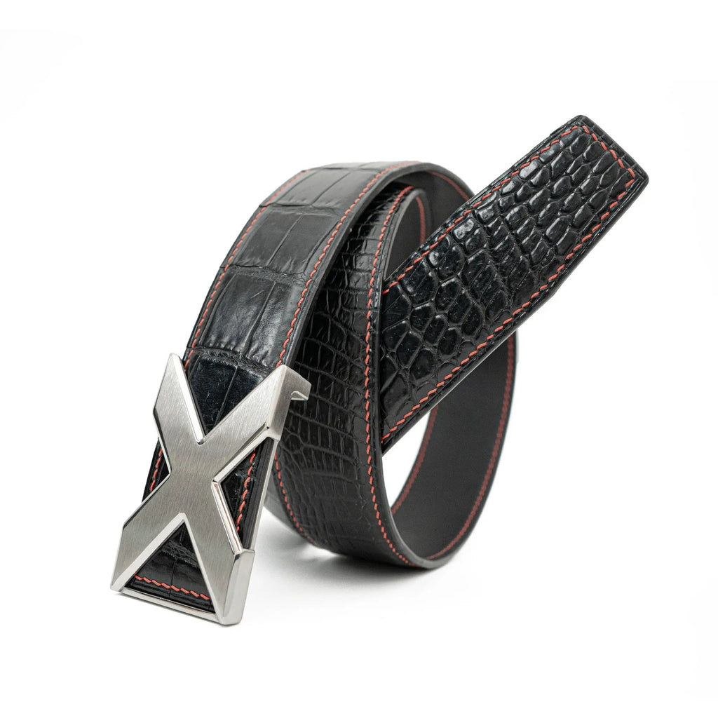 Handcrafted Alligator Leather Belts DVG231