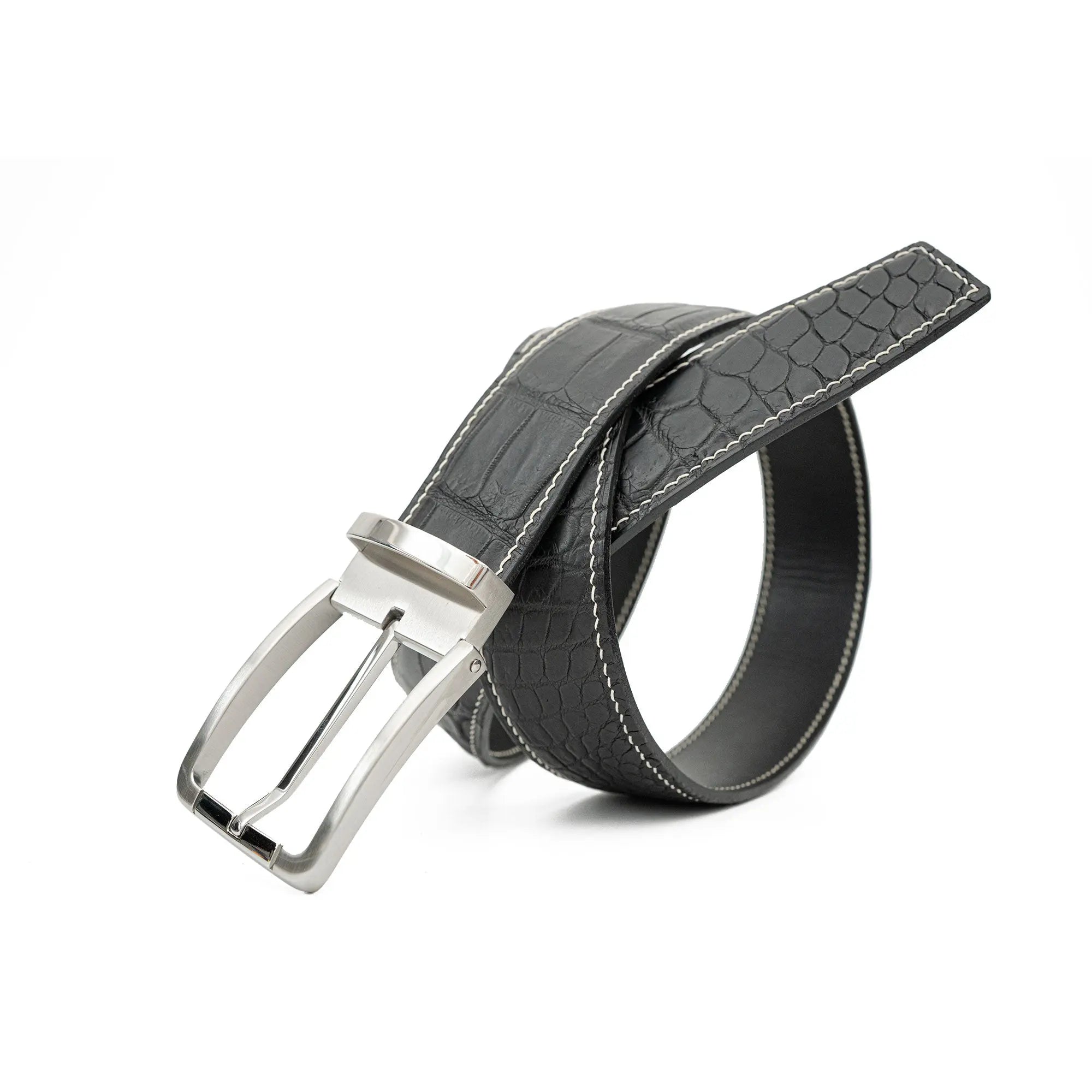 Handcrafted Alligator Leather Belts DVG273